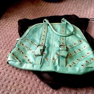 Large leather purse